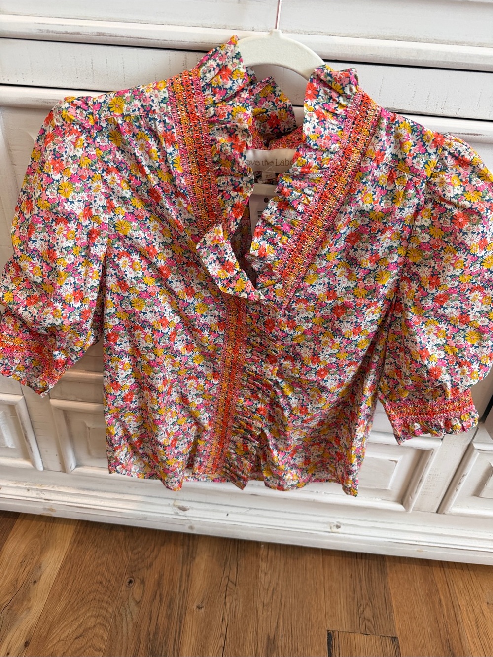 Love the Label ZURI SHORT SLEEVE TOP IN LIBBY PRINT. New with tags. XS - Picture 2 of 5